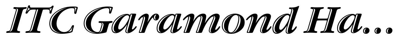 ITC Garamond Handtooled Std Bold Italic